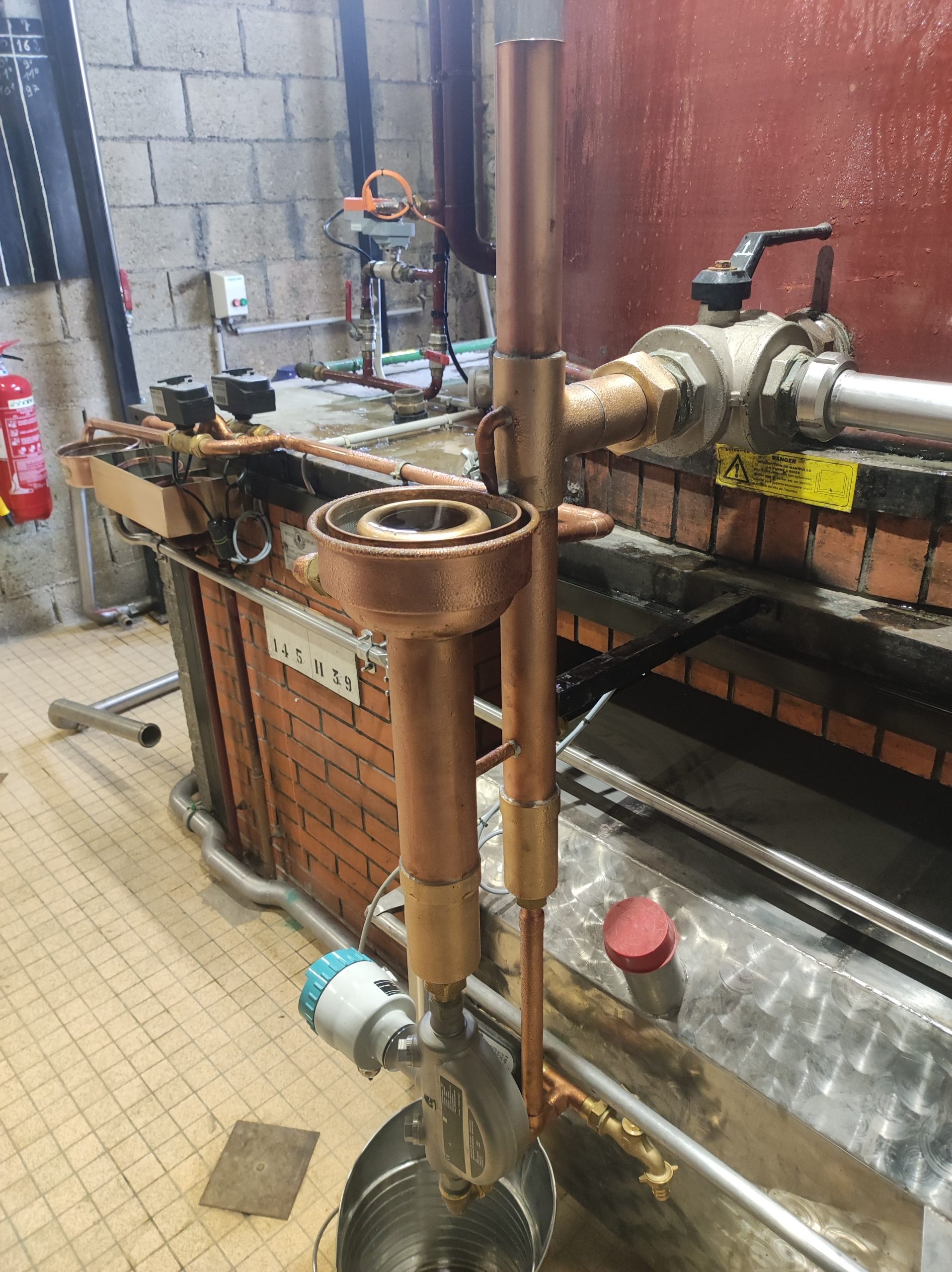 Porte-alcoomètre avec débitmètre massique ALAMBIX — mesure TAV en temps réel